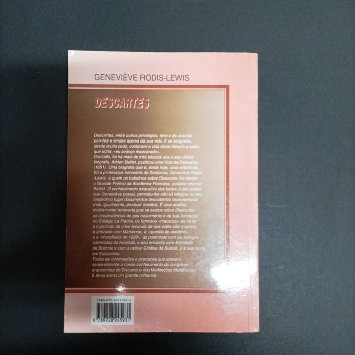 Descartes, A Biografia  Geniève Rodis-Lewis