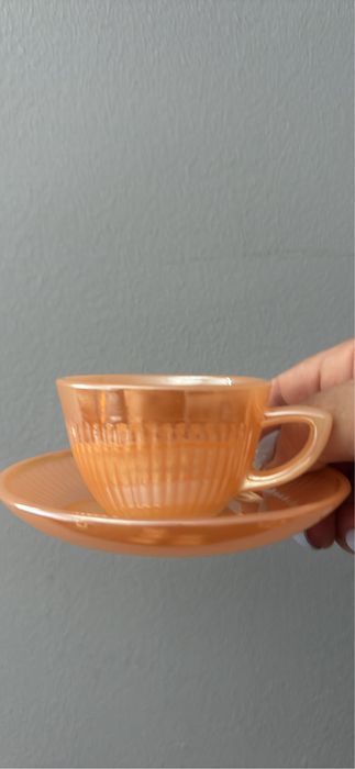 Vintage Fire King Raro Cafe Expresso