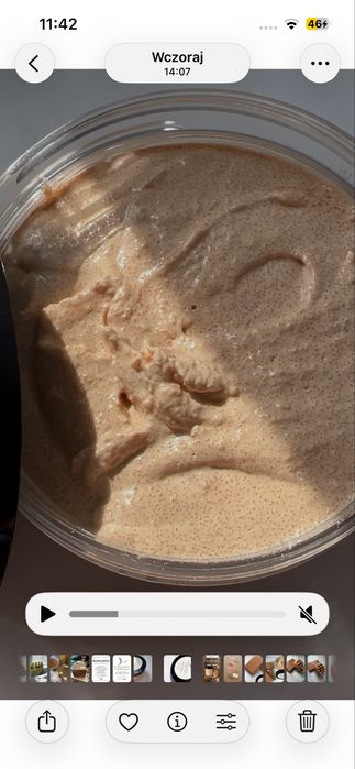 Peeling myjacy + mydło masujace Marcepan- Polska mydlarnia
