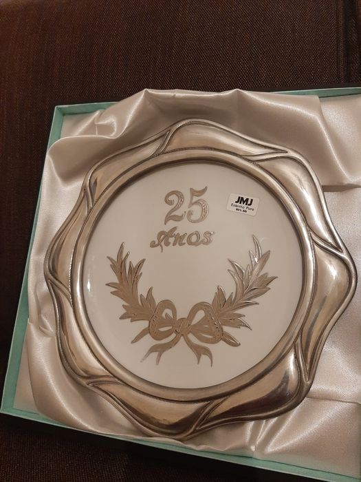 Prato de 25 anos casamento