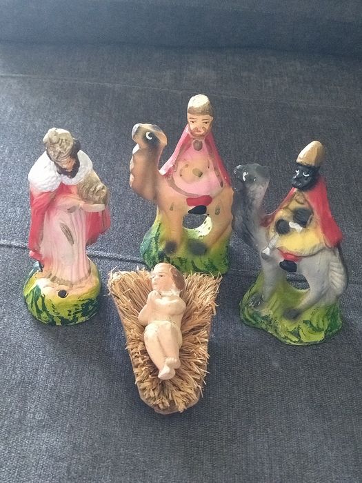 Presépio Tradicional Português Pintado à Mão