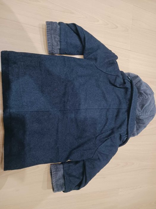 Casaco com capuz azul  Vertbaudet -4 anos