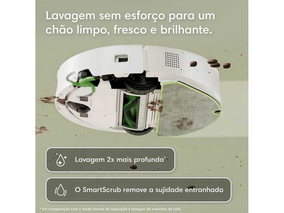 ARTIGO NOVO — Aspirador Robô iRobot Roomba 115 Combo (Autonomia: 270 min - Branco)
