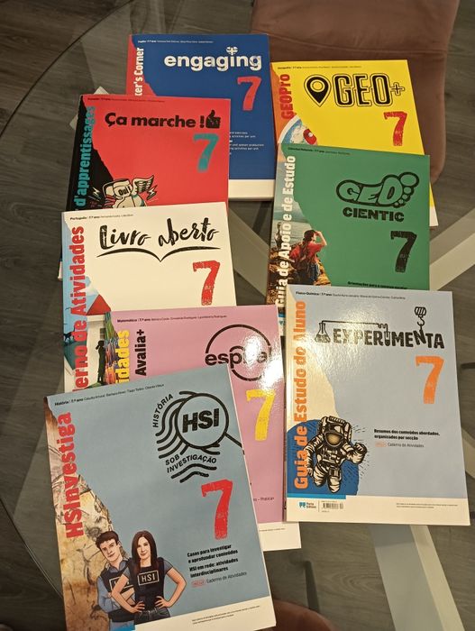 Livros fichas 7ano