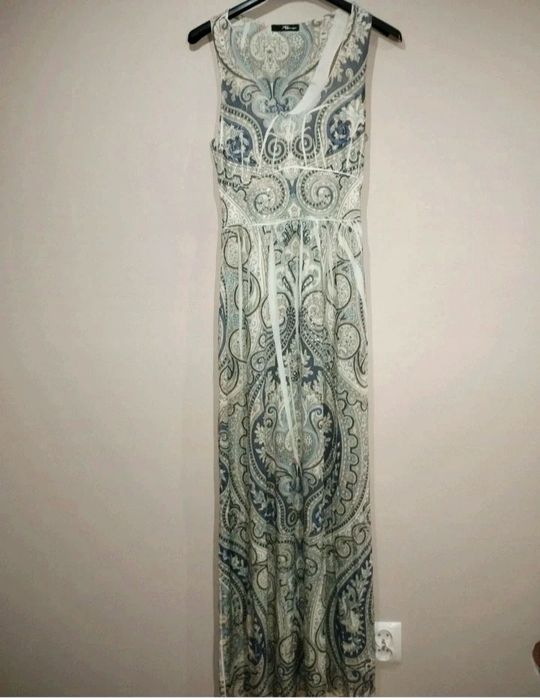 Jane Norman sukienka maxi we wzory rozmiar M