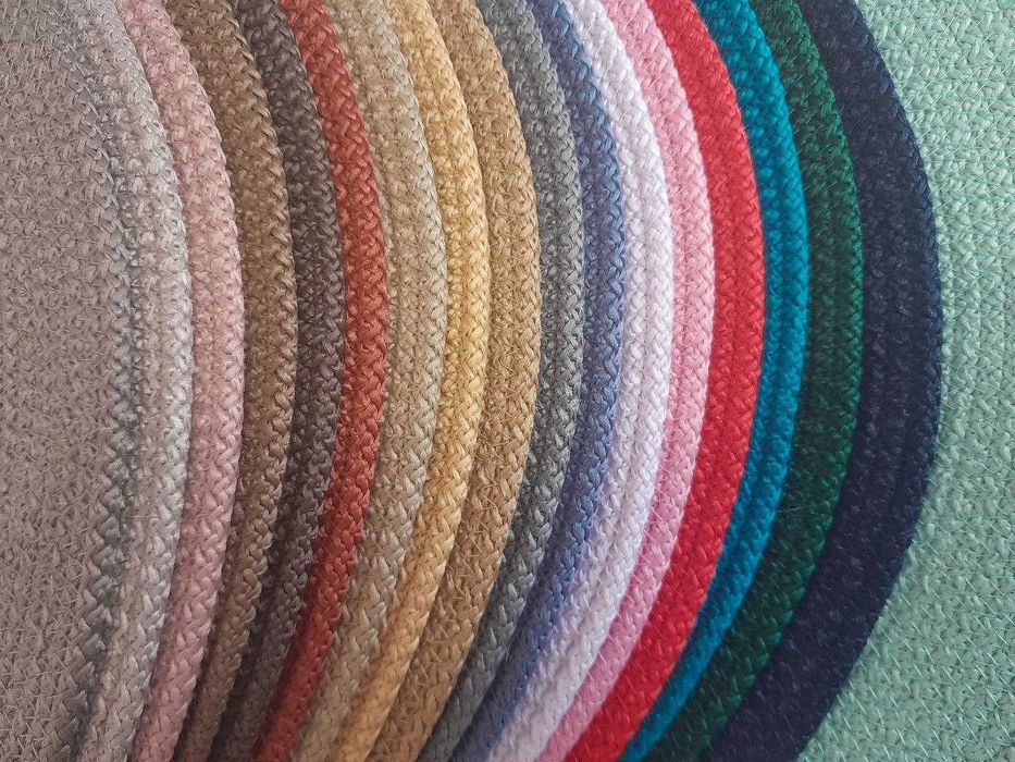 Набір з 6 килимків турбота для столу в асортименті. Handmade Placemats