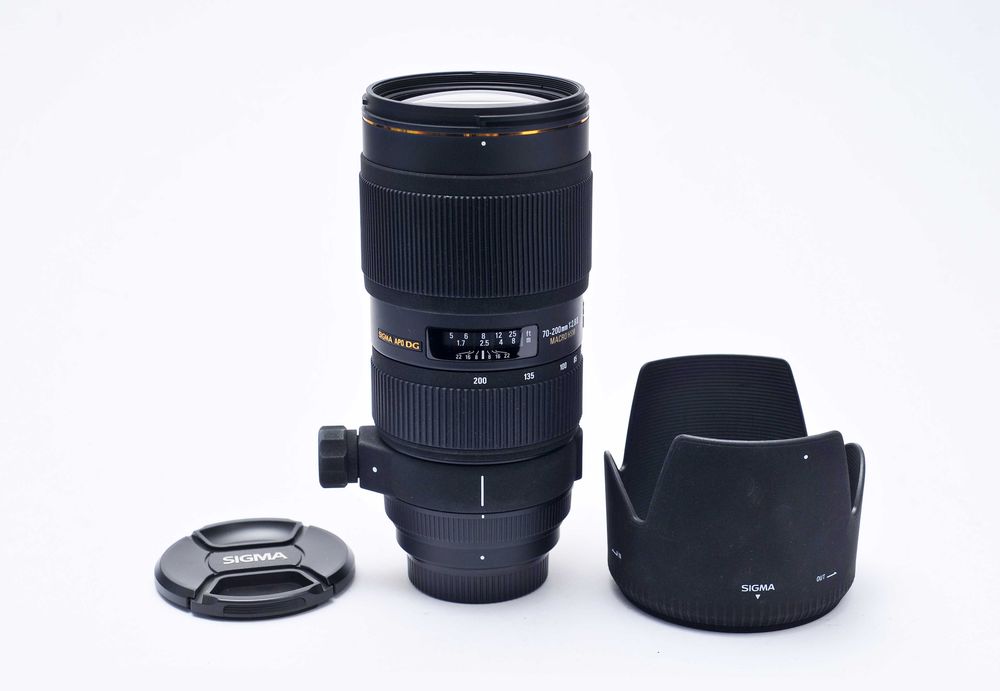 Sigma 70-200mm 2.8 II Apo DG HSM encaixe Nikon F ou Z com adaptador FTZ