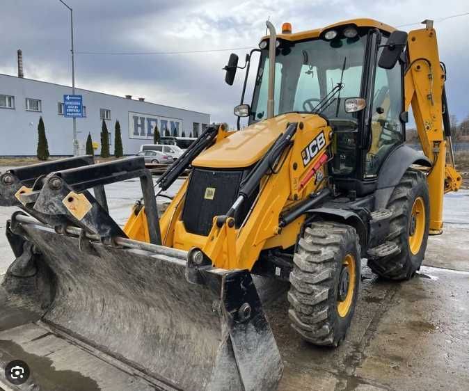 Koparka ładowarka prace ziemne Błonie