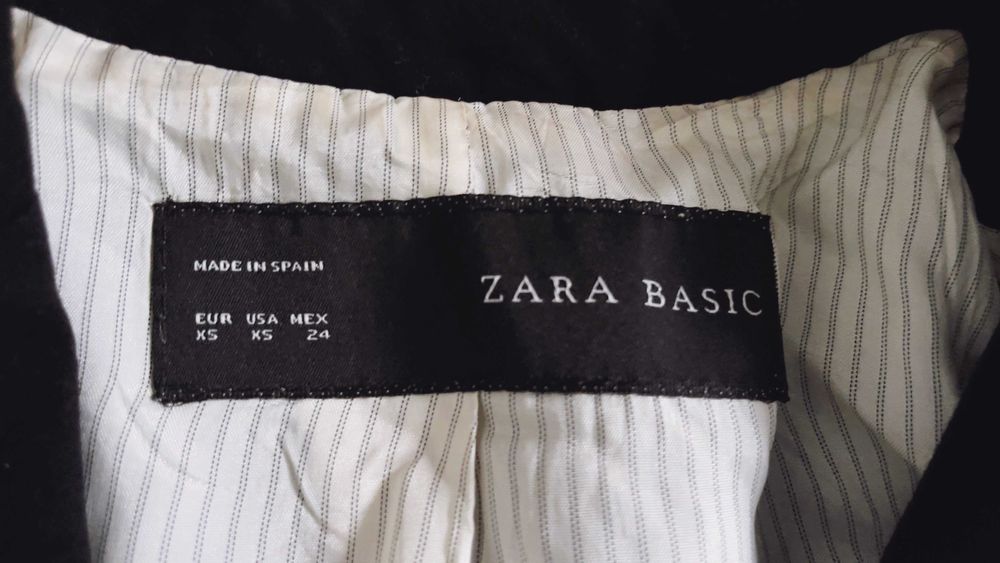 Marynarka ZARA Basic. Rozm XS