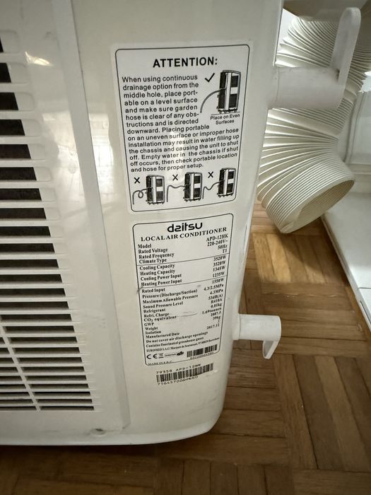 Título: Ar Condicionado Portátil Daitsu 12000 BTUs – Frio e Calor