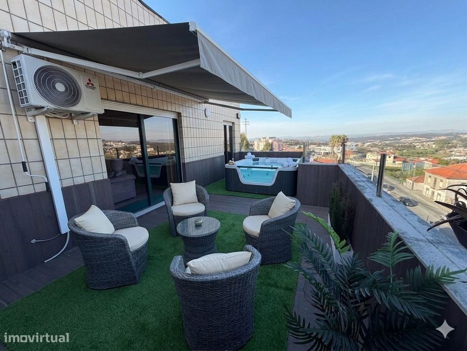 Apartamento T2 com terraço e varanda