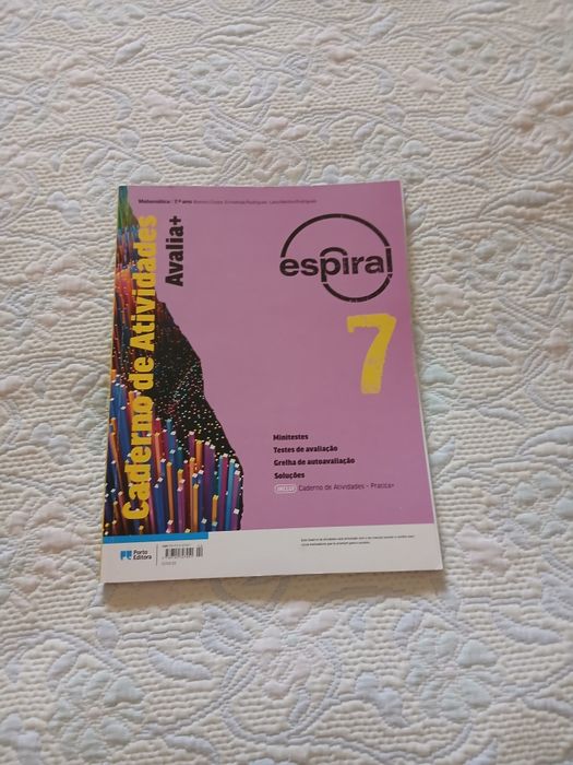 Caderno de Atividades Espiral 7 Prática+ - Matemática 7.º Ano - Porto Editora