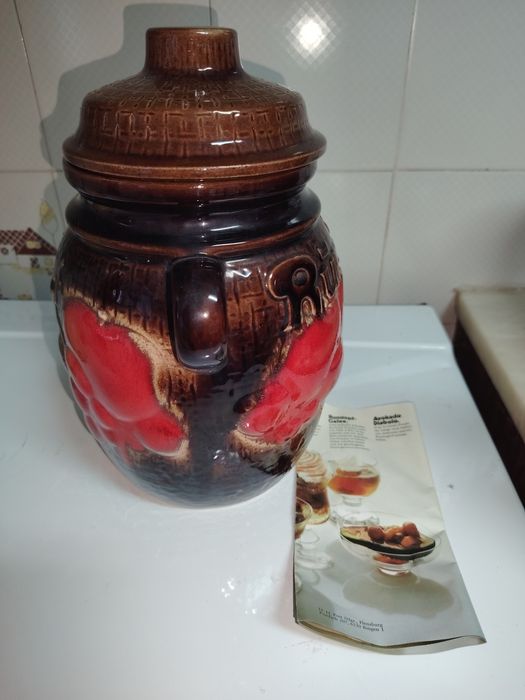 Rumtopf ( Pote de Rum) em Cerâmica