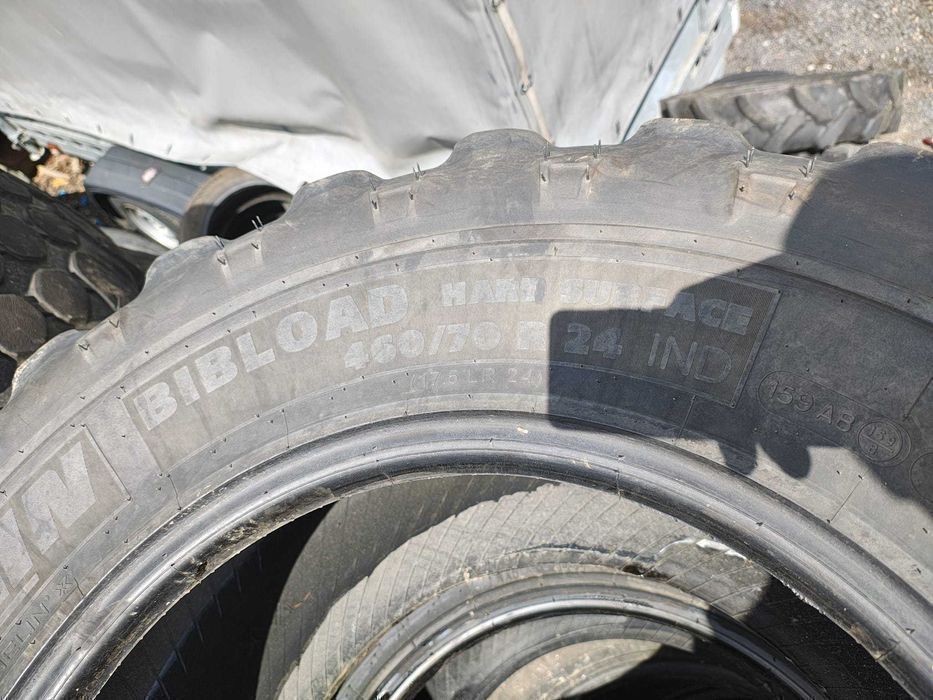 Opony rolnicze 460/70R24 Michelin ładowarka teleskopowa JCB Cat Kramer