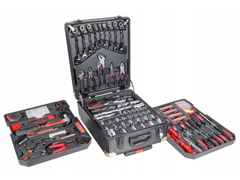 NOWY Potężny Zestaw Narzędzi w Walizce 186el XXL. Darmowa Dostawa