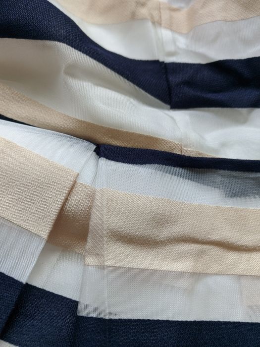 NOWA wizytowa imprezowa sukienka ROU w paski, r. 36