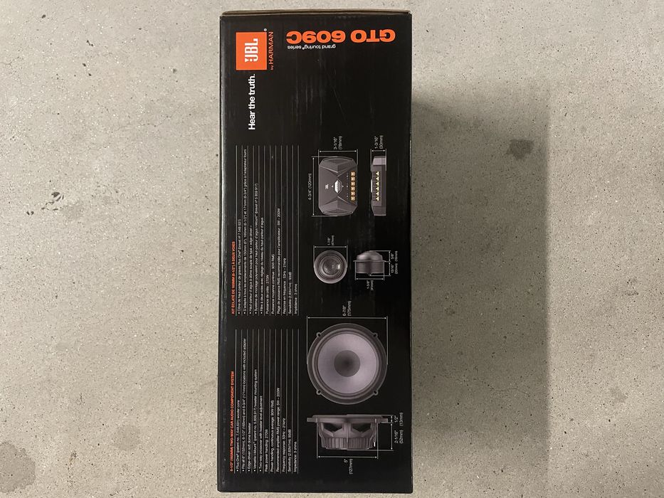 Colunas JBL GTO 609c