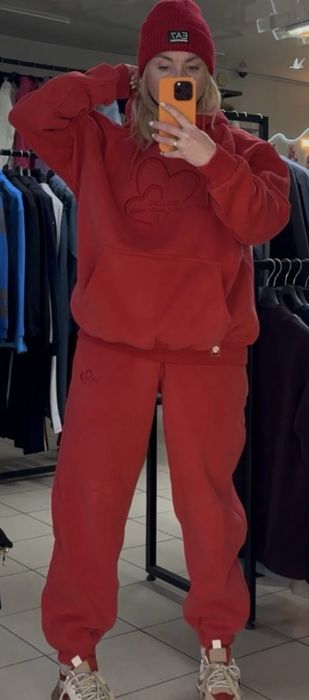 Жіночі костюми на флісі .Червоний та Синій . Розміри M–2XL