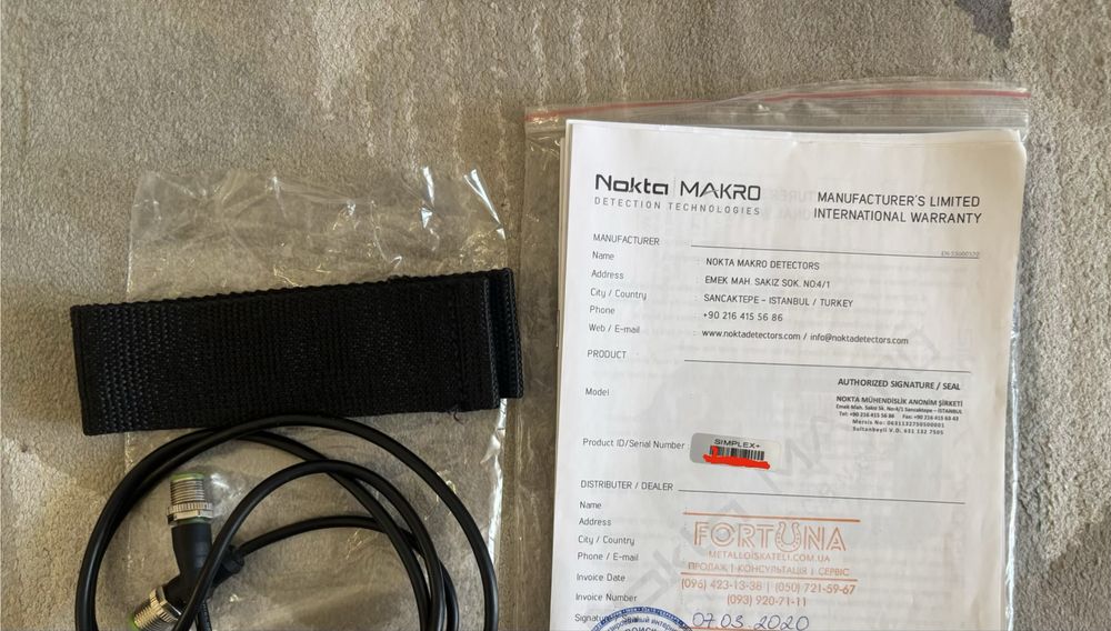 Металошукач Nokta Makro Simplex Plus + металлоискатель