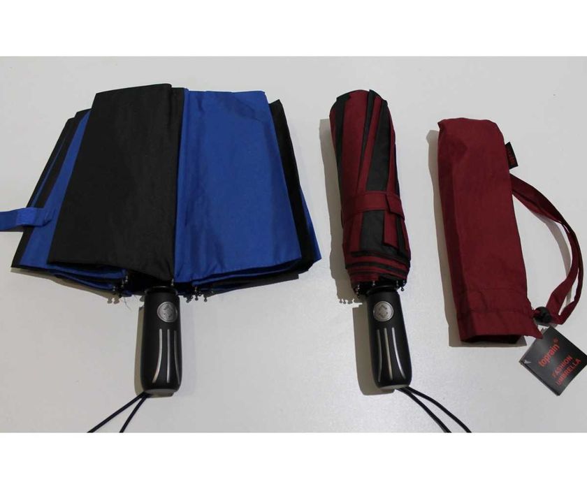 Женский зонт автомат 12 спиц карбон антиветер радуга радужный зонт