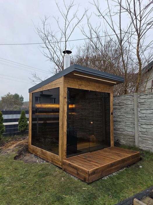 Sauna „polka +’’ opalna drewen 6 osobowa