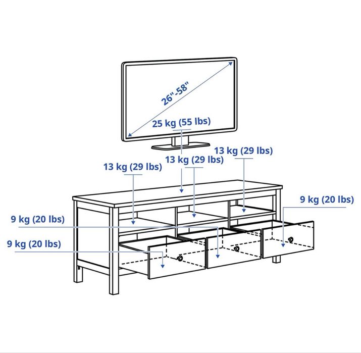 Movel TV Ikea Hemnes