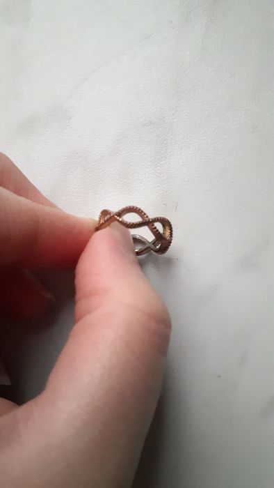 Pierścionek malutki spirale 14,5mm