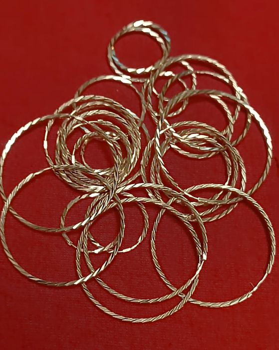 Сережки Конго 1-3см, - золото 585 проба