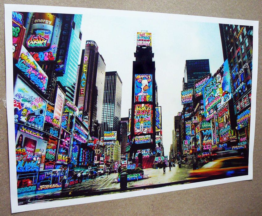 Quadro/tela do artista Ches – “Vandalism in New York II” (2019)