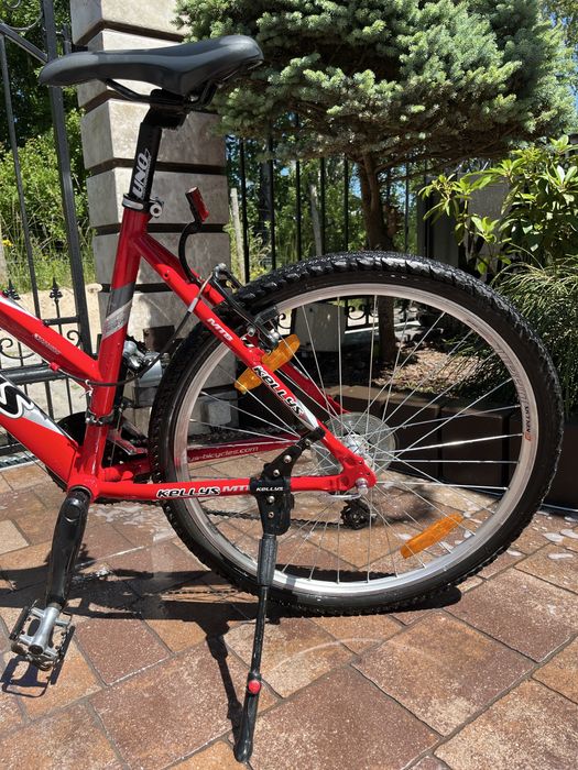 Rower damski czerowno czarny