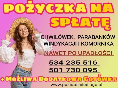 Pożyczka dla zadłużonych, Spłata Chwilówek, Pożyczka prywatna