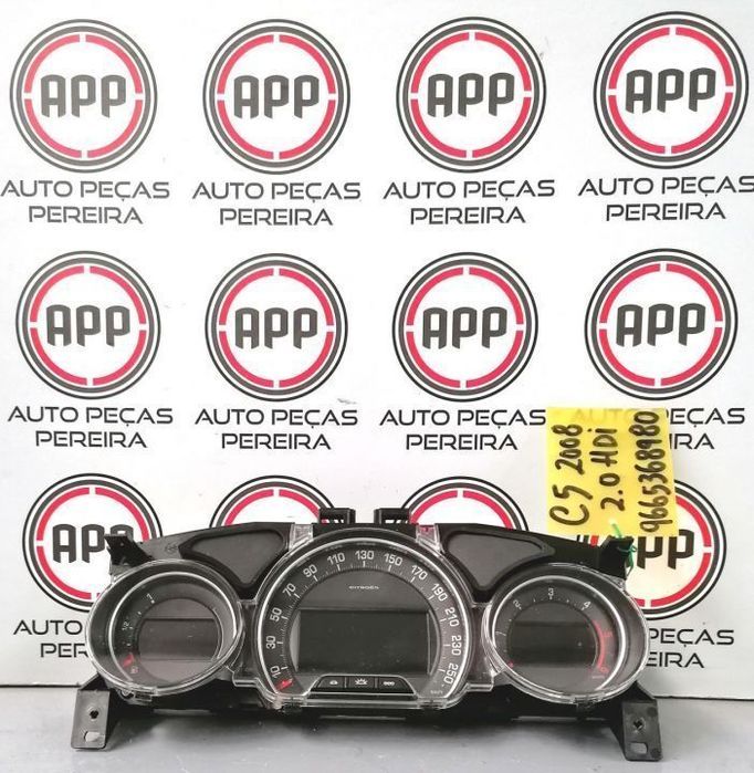 Quadrante Citroën C5 2008 2.0 HDI referência 9665368980