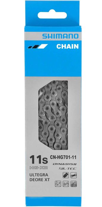 Шипи Shimano SPD-SL SM-SH10/11/12 / Ланцюг Shimano CH-HG901-11 QLink