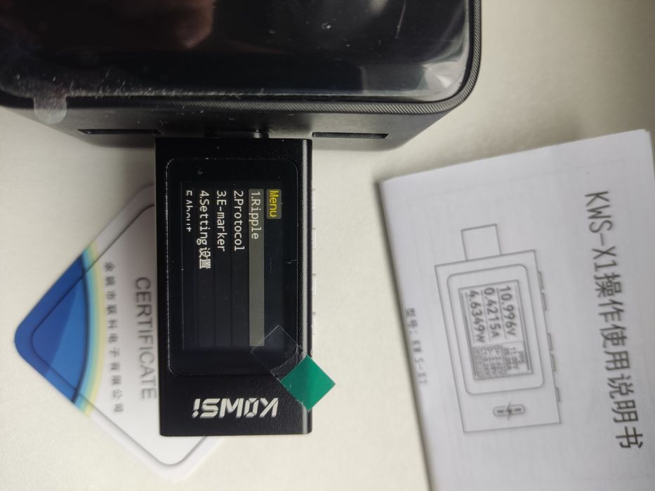 Новий USB тестер KOWSI KWS-X1 кольоровий дисплей