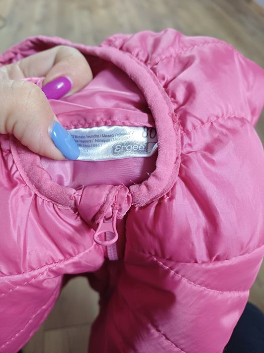 Kurtka z kapturem rozm. 80 różowa