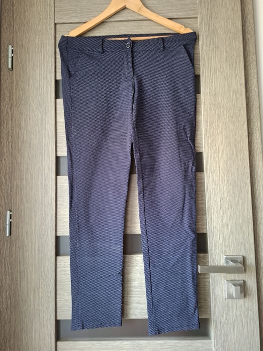spodnie damskie w kropki M