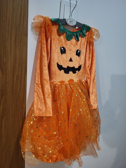 Sukienka dyna, halloween r. 104-110