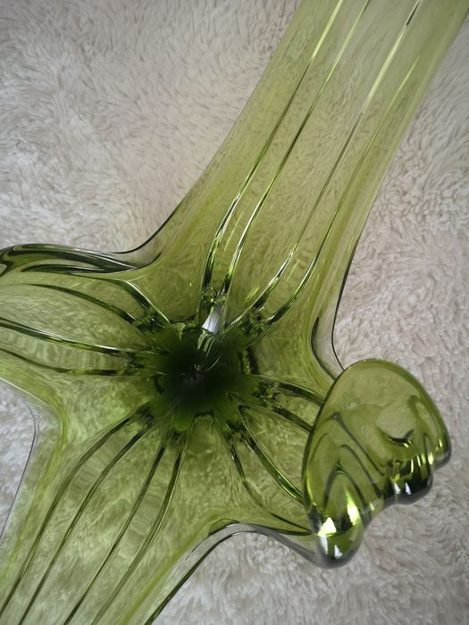 Cristal Moral Saint lambert. Peça decorativa. 60cm comp×28cm larg× 20cm alt.