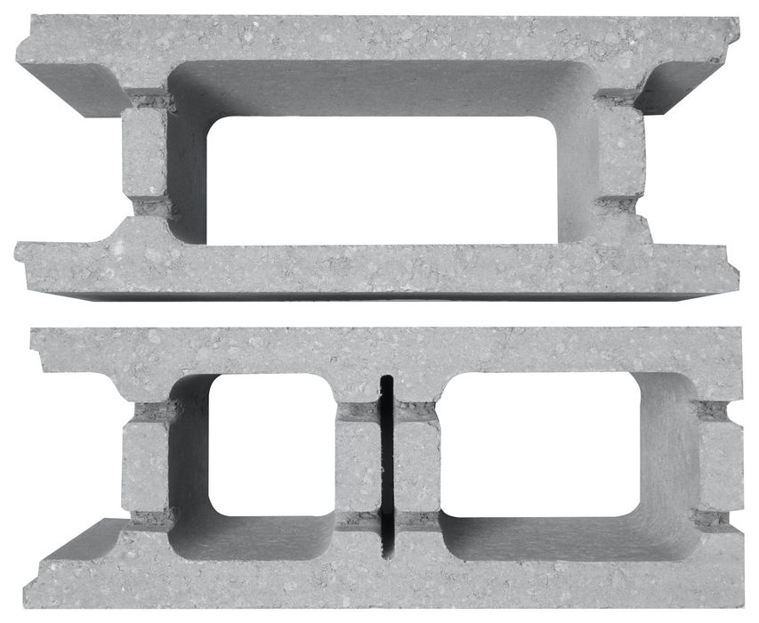 Betonowy pustak szalunkowy / kostka szalunkowa 49x20x20 cm
