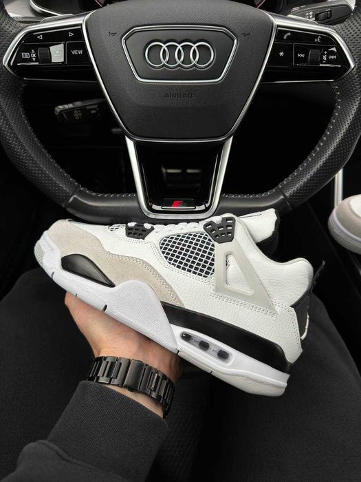 !DEAL! Nike Air Jordan 4 Retro Military Black 38 39 40 41 42 43 44 45