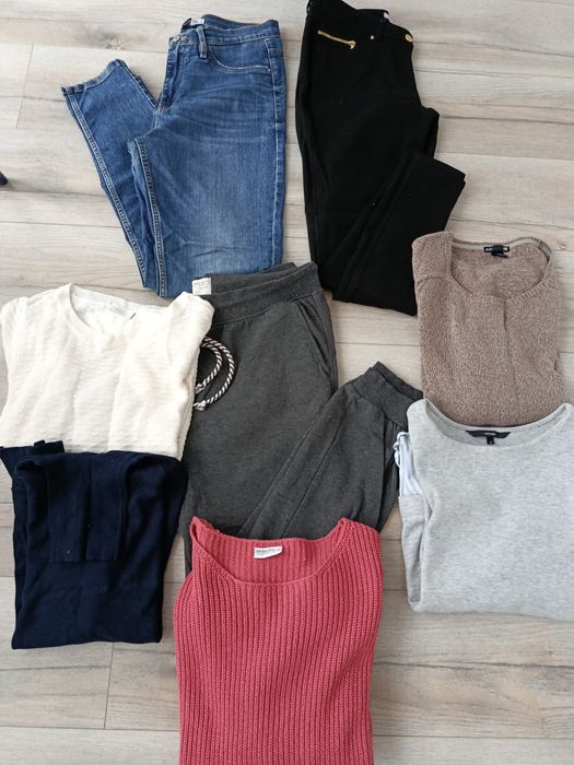 Джинси ,светри h&m, oodji,vila, infinity.