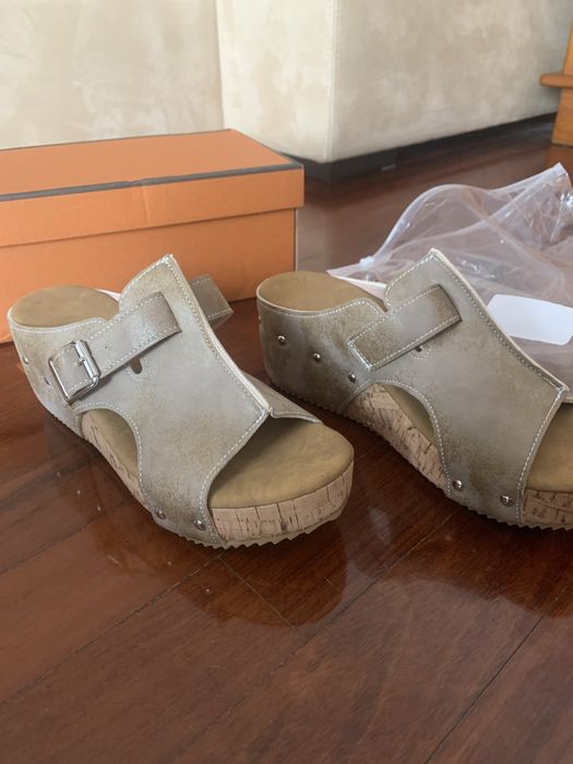 Sandália cortiça mulher