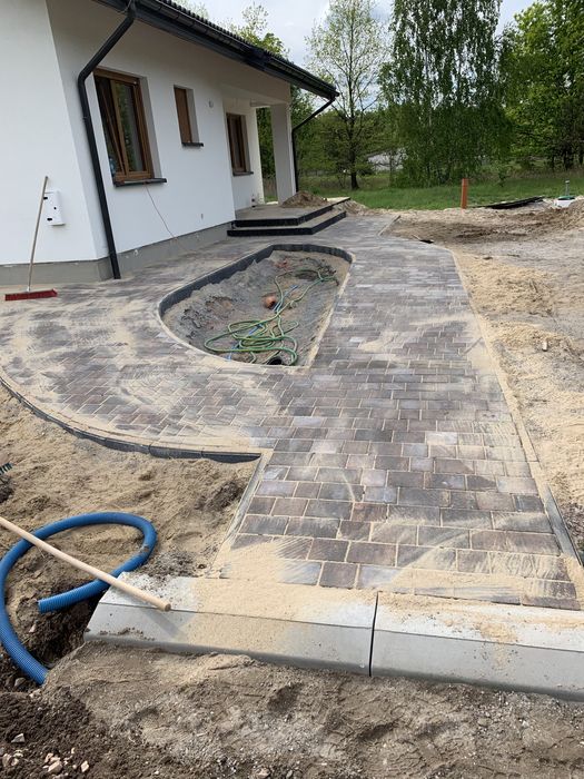 BRUKARSTWO, układanie kostki brukowej, usługi koparko-ład.,ogrodzenia