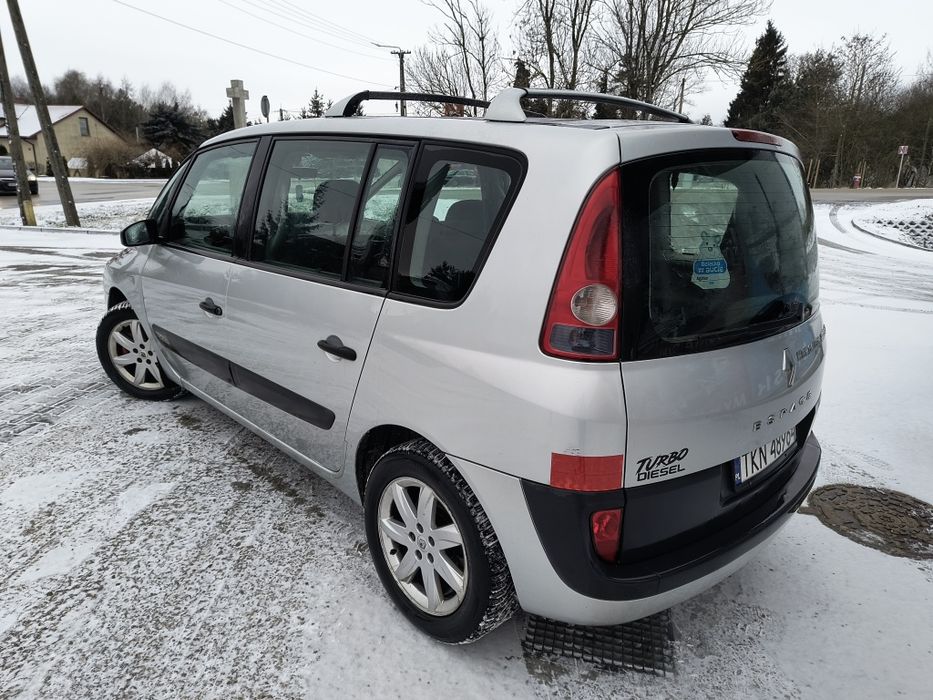 Renault Espace 1.9 DCI 120km 2003rok 7osób alufelgi 17r. Długie opłaty