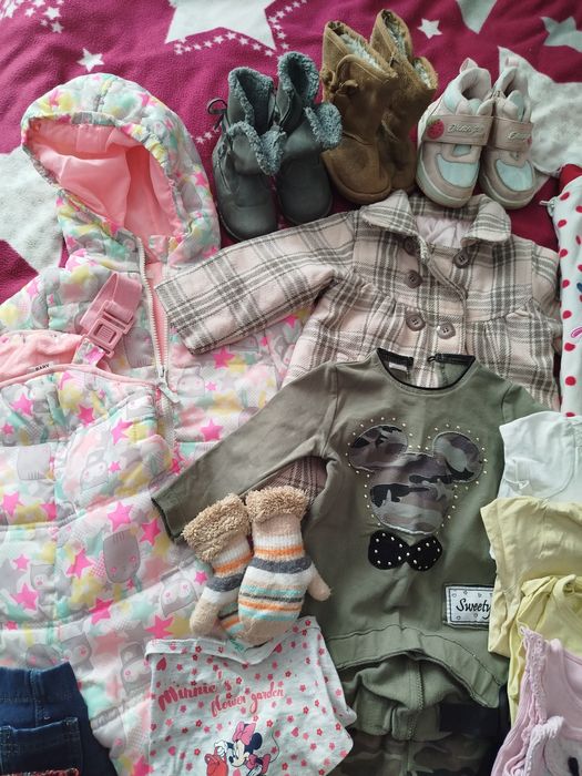 Duża paka ubranek dla dziewczynki 86/92