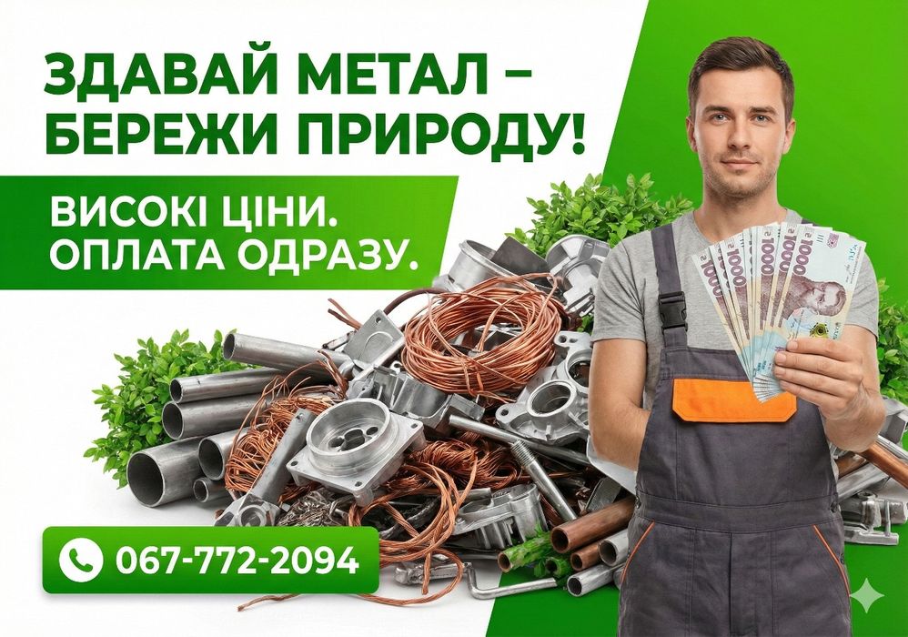 Найвищі ціни! Вывоз металлолома, сдать металобрухт, металолом