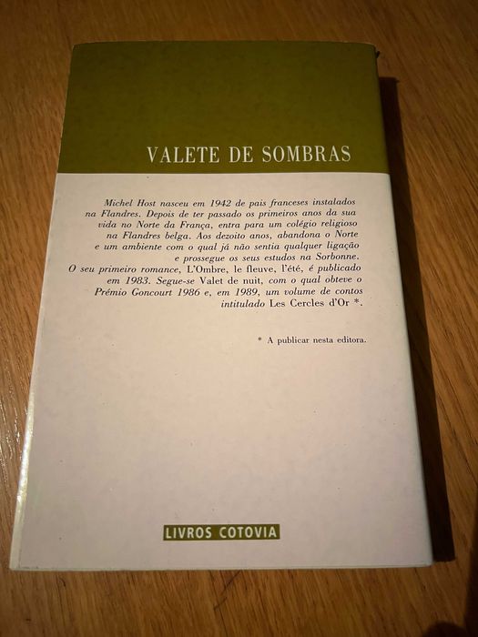 Valete de Sombras     MICHEL HOST