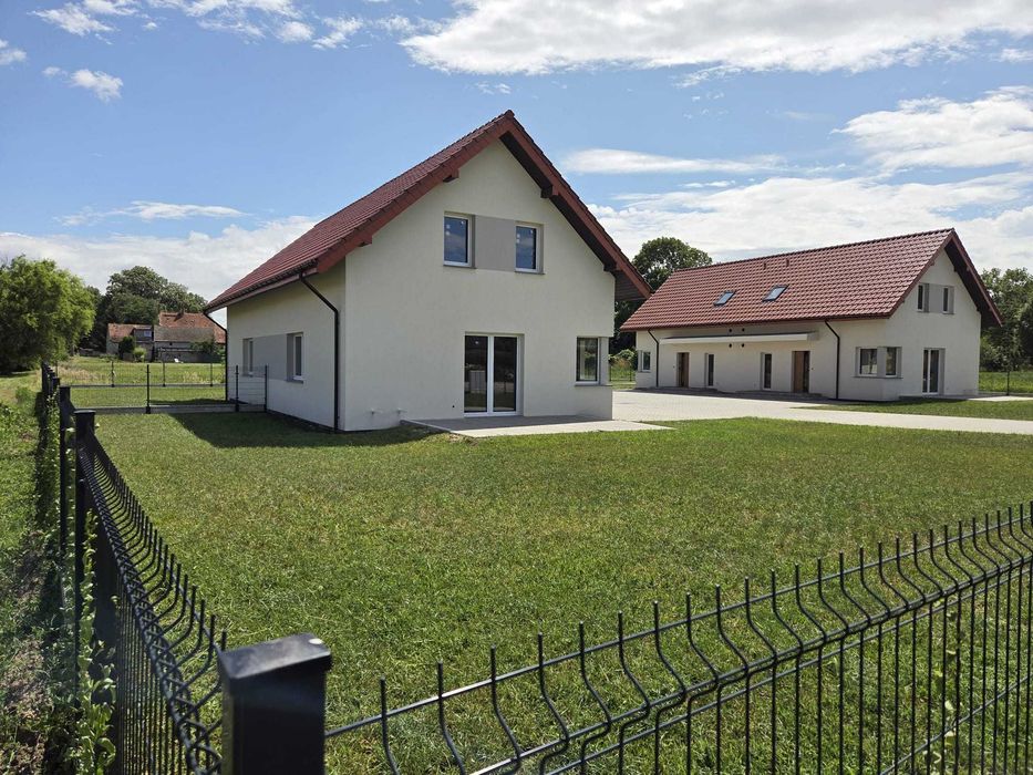 dom jednorodzinny w zabudowie bliźniaczej | 98,8 m² | Borów, ul. Brzozowa