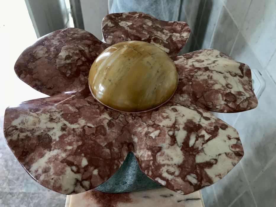 Flor em vários tipos mármore