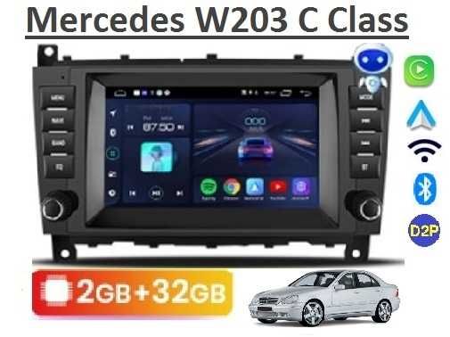 Auto Radio Android Mercedes  C220 w203 w209